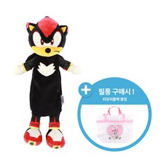 수퍼 소닉 봉제 인형 필통 파우치 (3 option), 1개, 블랙(쉐도우)