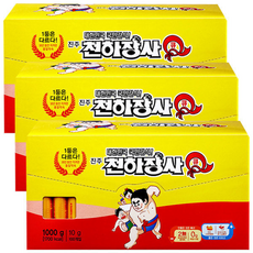 진주햄 천하장사 Q /간식용 소시지 소세지, 1kg, 3개