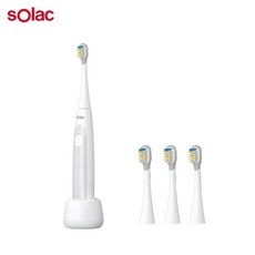 sOlac IPX7級防水, 1個, K7-(白)+專用刷頭(3入組)