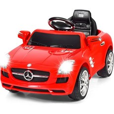 【淘氣寶貝】正版賓士授權電動童車1523，四通遙控，可外接MP3，奔馳兒童電動汽車, 1個, 紅色, 紅色