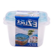 BrtWM 수박소분 밀폐통 정사각 보관통 밀폐용기 970ml 2개입