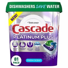 Cascade 플래티넘 플러스 프레쉬 센트 82개입, 1.45kg, 1개