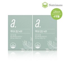 뉴트리모어 건강식품관 뉴트리모어 액티브 엽산 400(60정) 2통(4개월) / 4세대 활성엽산 임산부 수유부 Quatreflic 인증, 60정, 2개