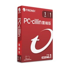 趨勢科技 PC-cillin 雲端版 防毒軟體 1台裝置/1年授權, [盒裝]PC-cillin 雲端版 一年一台防護