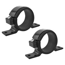 이블 에너지 50MM 필터 장착 브래킷 펌프 클램프 홀더 2PCS, Black