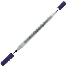 Art Alternatives 듀얼 팁 마커 라이트 블루 - 브러시 + 2mm 불렛 펜촉 색칠 일러스트레이션 저널링 드로잉 레터링 335645, 퍼플