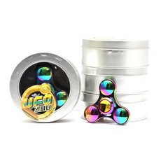 꼼지락 레인보우 UFO 스피너 색상랜덤 피젯스피너, 단품, 1개