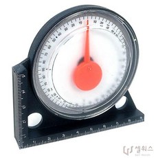 자석 아날로그 수평기 경사면 파이프 각도 측정기, 1개