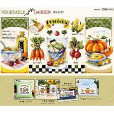 십자수센스 Vegetable garden(야채정원)(so-G27) 도안가격만