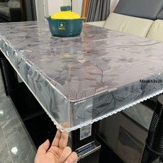 透明烤火罩防水防油桌布軟玻璃皮套透明電爐罩火爐桌子罩套, 1個