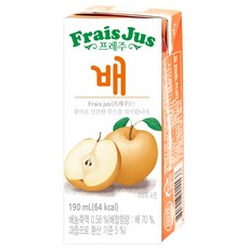 일화 프레주 팩음료 배, 24개, 190ml
