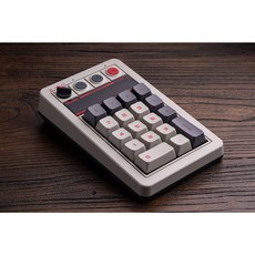 국내정발 8BitDo 레트로 18 넘버패드 Retro Mechanical Numpad, N에디션(그레이)