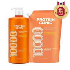 엘라스틴 프로틴클리닉 10000 샴푸 1L + 리필 900ml, 1개, 1.9L