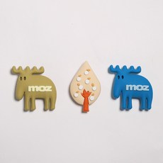 moz 瑞典駝鹿洞洞鞋專屬鞋扣 3入組