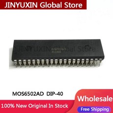 호환 1-5Pcs 100% 새 Mos6502 MOS6502 6502AD R65C02AP MOS-6502 DIP-40 IC 칩, 03 1Pc MOS6502