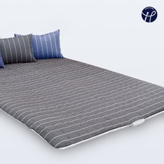홈홈 국내 제조 먼지없는 세미마이크로 전기 온수 온열 매트커버, 쿠보_그레이