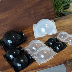 몰팜 식물 뿌리 성장 볼포트 취목볼 루팅볼 삽수볼 취목케이스 루팅케이스 삽수케이스 S 5cm 식물키우기 원예용품 조경용품, 블랙