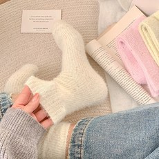 [HaruHaru] 앙고라 무압박 수면 보온 겨울양말 5종세트