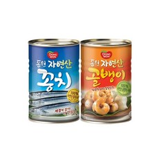 동원 캠핑요리세트/자연산꽁치 300g 3개+자연산골뱅이 300g 3개/총6개 배송/꽁치김치찌개/골뱅이무침, 6개