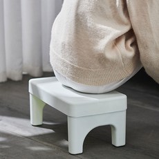 馬桶凳 家用加厚蹲便凳 廁所坐便墊腳凳 腳踩腳踏凳 兒童凳, 【陞級雙層加厚防滑款】灰-黑,一把【稱重200斤】