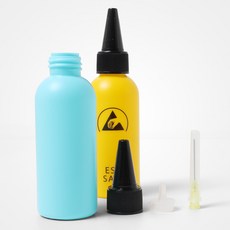 ESD BOTTLE 정전기 방지 주사기 바늘 노즐 세척병, 20 needle 60ml, YELLOW