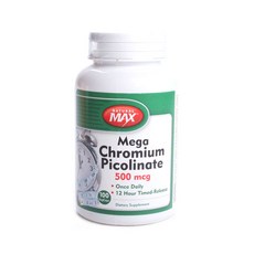 NATURAL BALANCE 吡啶甲酸鉻素食膠囊 500mcg, 1個, 100 件