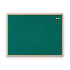 [보드뱅크]융 게시판(자석용) 90x60 무늬목프레임(미송특대)