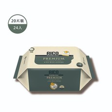 RICO Baby 金盞花濕紙巾, 1箱, 24個裝, 75gsm