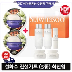 지이세븐) 히아루론산 수면팩 2개 구매/ 진설5종 (최신형 6세대) 진설수 진설유액 진설세럼 진설크림 진설아이크림.