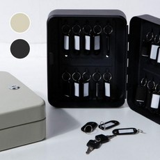 벽걸이 열쇠 수납함 차량 현관 열쇠함 보관함 열쇠보관장 차키수납함 키보관함 열쇠통 자물쇠보관함 주자창열쇠보관함 열쇠보관함 열쇠함 키박스 열쇠보관걸이+커머스연구소Shop, 01열쇠보관20p–베이지