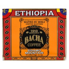 BACHA COFFEE 시다모 마운틴 커피 기프트박스, 1개, 12개입