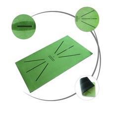골프 궤적연습 연습매트 포인트 매트 타석 골프 매트 연습 기 스윙 장용품 퍼팅 망 dew+98902Rq, 1개, 골프연습매트 1개