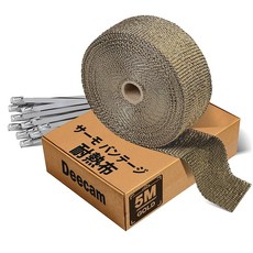 Deecam 디캠 내열 밴티지 서모 밴티지 5cm 5m 골드