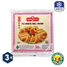 세미원 싱가폴 춘권피 10인치 25cm (30입) 냉동 스프링롤, 3개, 550g