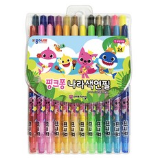 핑크퐁 색연필, 24색, 1개