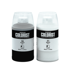 신한 컬러리스트 튜브형 포스터컬러 40ml 블랙