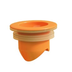 防臭地漏芯 排水孔防臭防蟑螂防蟲, 橙色