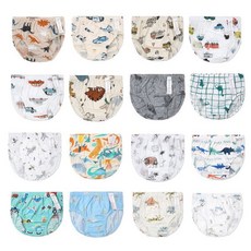 오가닉맘 남아용 삼각팬티 6종 랜덤발송 이월