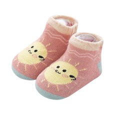 雪倫小舖 兒童襪 鬆口寶寶地板襪子雲朵天氣船襪