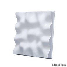 음향디퓨저 음향판 보드 어쿠스틱 사운드 흡음 분산, 클라우드 확산 화이트, 기본 색상