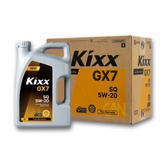 킥스 KIXX GX7 SQ (구 G1 FE SP) 5W20 4L 5L 6L 7L 가솔린 저점도, 1세트
