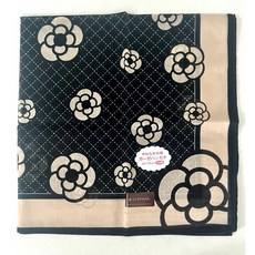 CLATHAS 山茶花圖案純棉手帕 透氣吸汗 柔軟舒適 日本製 58x58公分