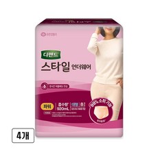 디펜드 여성용 스타일 언더웨어 성인기저귀 파워 대형, 32개입, 1개