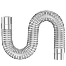 스텐 주름관 자바라 호스 후렉시블 연통 보일러, 6cm 연통 1.5m