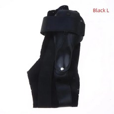 발목 보호대 염좌용 남녀 공용 측면 안정 장치가 스플린트, 단일 Black XL
