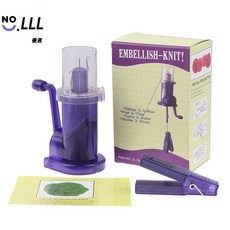 4D 點綴針織機線軸 縫紉配件 編織手工藝品工具, 1個