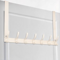 헬로제인 무타공 문걸이 도어행거 7구 (28cm), 7구아이보리, 1개