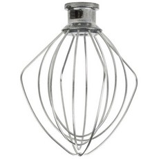 KitchenAid 原廠公司貨 抬頭式攪拌機 5QT 鋁製打蛋器 攪拌球, 1個, K45WW(底座為鋁), Silver