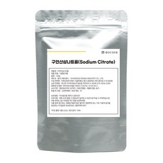 레시피식자재 구연산삼나트륨 시트르산삼나트륨 식품첨가물 산도조절제, 1개, 100g