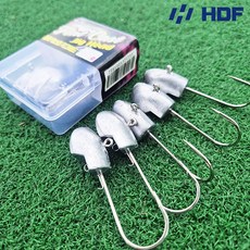 해동 플랫 캐스트 지그헤드 농어 광어 플랫피싱 지그헤드 HH-2651, 1개, 5개입